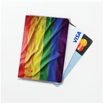 Credit Card Cover Rainbow Flag